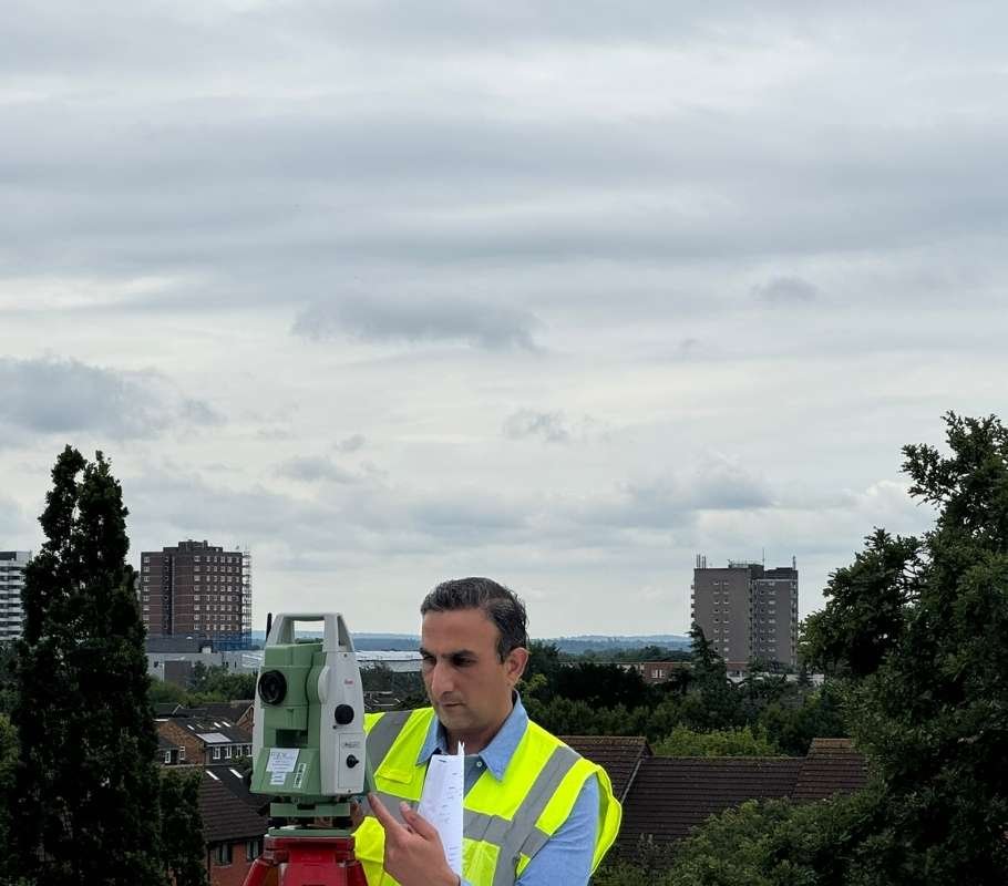 Total station survey